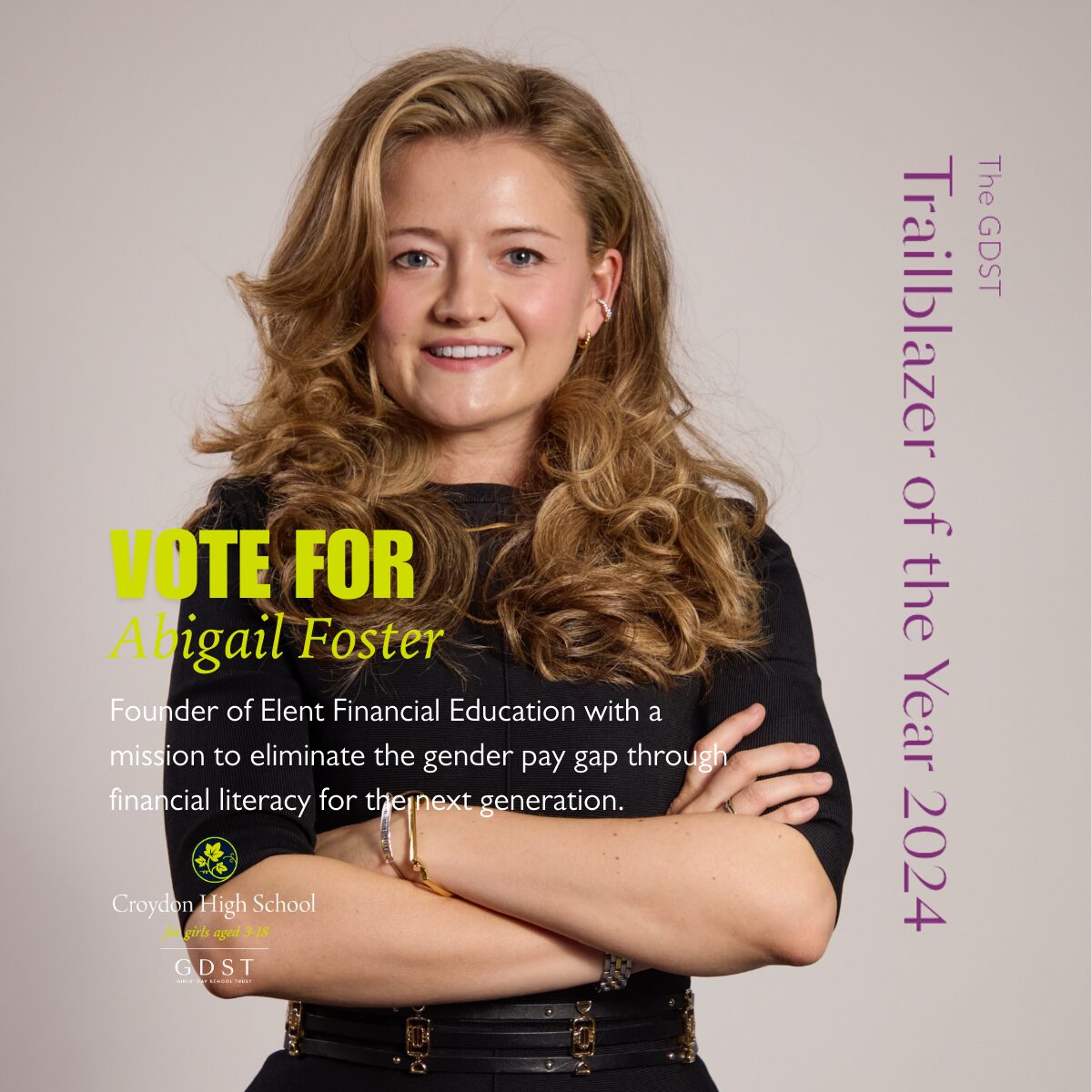 GDST Trailblazer of the Year 2024 Vote Now! Croydon High School